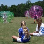 2016 NASA Tophat Family Fun Day bubble soccer