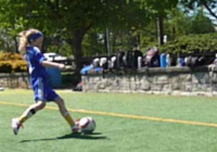 Passing: plant foot in position