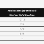 Adidas Socks sizes